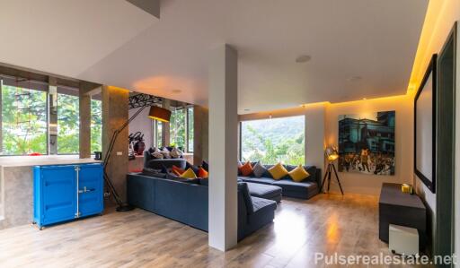 Patong  Sea View Villa for Sale, Overlooking Patong Beach and Town