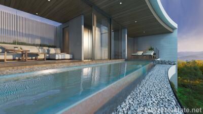 Luxury 3 Bedroom Pool Villa on Bangtao Soi 1, Rooftop Pool with Panoramic View