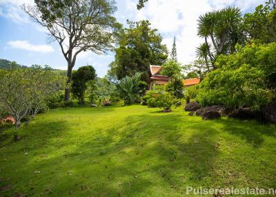 Luxury Estate with 3 Separate Villas in Kamala, Phuket, Sold as One, Stunning Ocean & Mountain Views