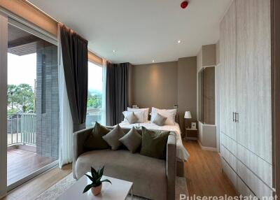 Beachfront Luxury Residential Studio Condo with Sea View for Sale in Nai Yang