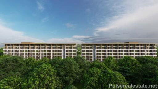 Modern 1-Bedroom Off-plan Condo for Sale in Laguna, Phuket - Tennis Courts, Jogging Track etc.