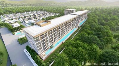 Modern 1-Bedroom Off-plan Condo for Sale in Laguna, Phuket - Tennis Courts, Jogging Track etc.