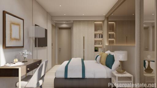 Modern 1-Bedroom Off-plan Condo for Sale in Laguna, Phuket - Tennis Courts, Jogging Track etc.