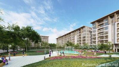 Modern 1-Bedroom Off-plan Condo for Sale in Laguna, Phuket - Tennis Courts, Jogging Track etc.