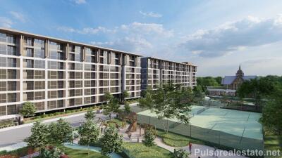 Modern 1-Bedroom Medium Size Off-Plan Condo for Sale in Laguna, Phuket - Tennis Courts, Multiple Gyms, etc.