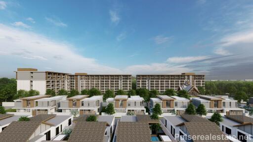 Modern 1-Bedroom Medium Size Off-Plan Condo for Sale in Laguna, Phuket - Tennis Courts, Multiple Gyms, etc.