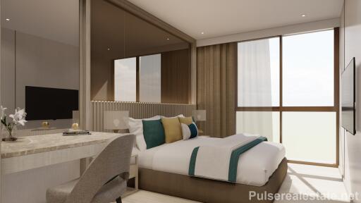 Modern 1-Bedroom Medium Size Off-Plan Condo for Sale in Laguna, Phuket - Tennis Courts, Multiple Gyms, etc.