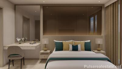 Modern 1-Bedroom Medium Size Off-Plan Condo for Sale in Laguna, Phuket - Tennis Courts, Multiple Gyms, etc.