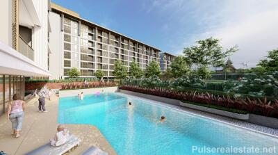 Modern 1-Bedroom Medium Size Off-Plan Condo for Sale in Laguna, Phuket - Tennis Courts, Multiple Gyms, etc.