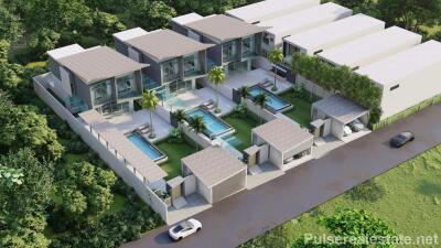 Modern 2-story Private Pool Villa in Naiharn Under Construction - Finished Q4 2023