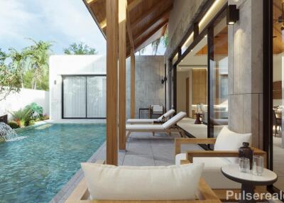 Tropical 3-4 Bedroom Private Pool Villas for Sale on Pasak 8, Cherngtalay