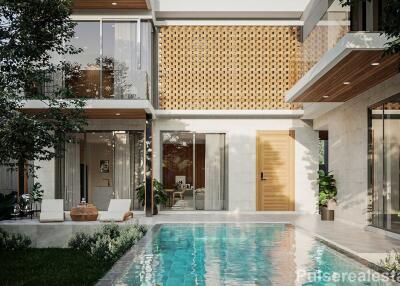 4 Bedroom Private Pool Villa, Teakwood Doors, 5-minute Drive to Boat Avenue & Porto de Phuket