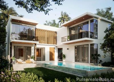 4 Bedroom Private Pool Villa, Teakwood Doors, 5-minute Drive to Boat Avenue & Porto de Phuket