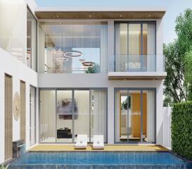 3 Bedroom Diamond Villa in Bangjo - Type B - Private Saltwater Pool w/ Jacuzzi