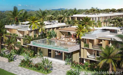 Luxury One-bedroom Beachfront Garden View Condo for Sale Layan Beach Phuket