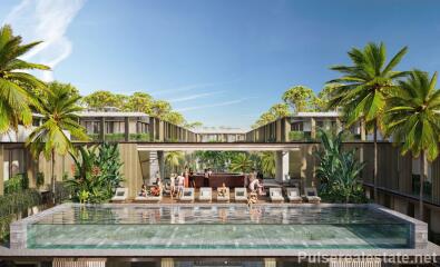 Luxury One-bedroom Beachfront Garden View Condo for Sale Layan Beach Phuket