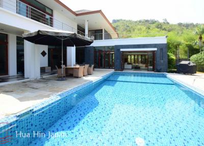 Top Quality Pool Villa with Stunning Sea and Mountain View near Sai Noi Beach (fully furnished)