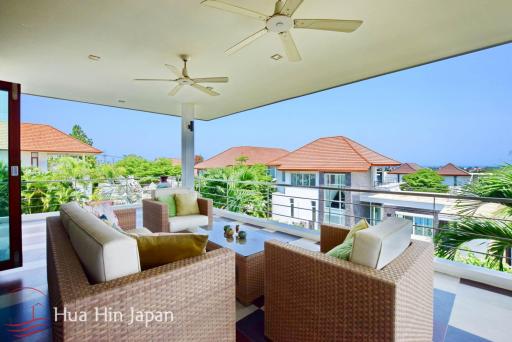 Top Quality Pool Villa with Stunning Sea and Mountain View for Sale near Sai Noi Beach in Hua Hin (fully furnished)