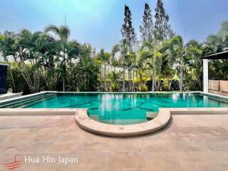 Modern Design Executive Pool Villa for Sale in Prestigious Baan Ing Phu Project near Black Mountain Golf Hua Hin