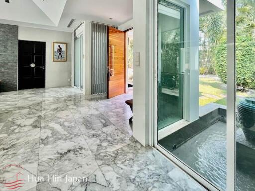 Modern Design Executive Pool Villa for Sale in Prestigious Baan Ing Phu Project near Black Mountain Golf Hua Hin