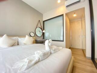 Condo for rent in Sriracha, Keen Condo, near Sukhumvit Road. Opposite Robinson Sriracha