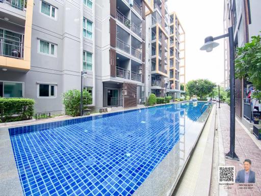 Selling below appraisal! A 2-bedroom condo at The Escape Sukhumvit 101/1. It