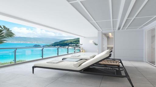 The Ultimate premium beachfront 2 Bedroom Sea View Condo.
