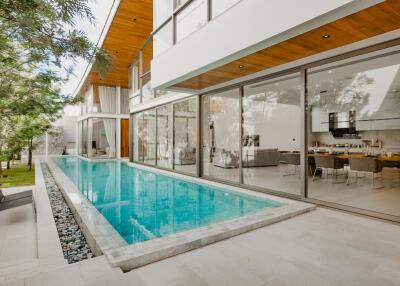 4 Bed room 5 Bathroom Pool Villa blend modern.