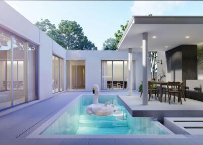 3+1 bedroom 4 bathroom luxury Pool Villas, Rawai Beach