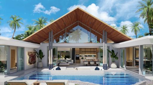 3 bedroom Modern interior design  luxury villa