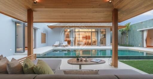 The new 3 bedroom luxury villa