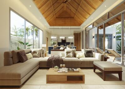 Single-Storey Modern Tropical Pool Villas