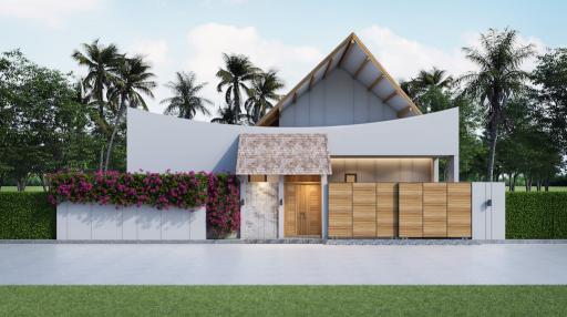 Single-Storey Modern Tropical Pool Villas