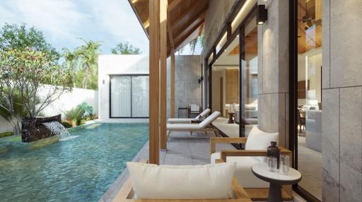 Single-Storey Modern Tropical Pool Villas