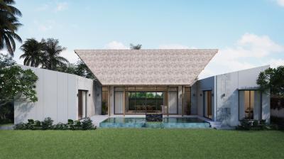 Single-Storey Modern Tropical Pool Villas