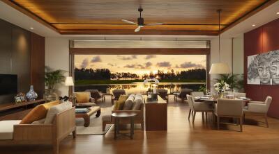 Luxurious lake view villa two bedrooms