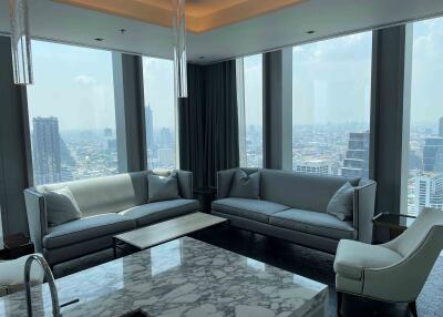 For RENT : The Ritz - Carlton Residences at MahaNakhon / 2 Bedroom / 3 Bathrooms / 145 sqm / 150000 THB [11053871]