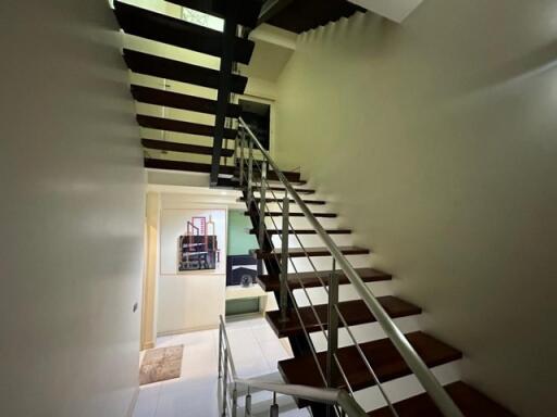 Townhome for sale, 4 floors, playing level, The Landmark Residence, Lat Phrao-Ratchada, front zone,