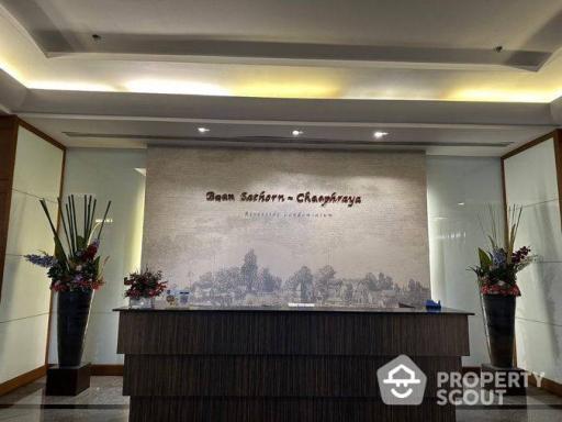 1-BR Condo at Baan Sathorn Chaopraya near BTS Krung Thon Buri