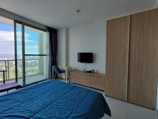 For sale, condo Riviera Wongamat studio 26 sqm, Sea View, Na Kluea Subdistrict, Bang Lamung District, Chonburi Province.