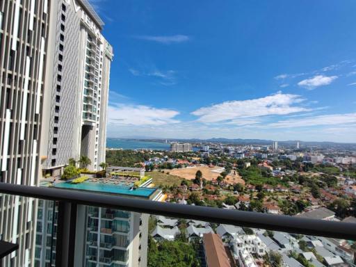 For sale, condo Riviera Wongamat studio 26 sqm, Sea View, Na Kluea Subdistrict, Bang Lamung District, Chonburi Province.