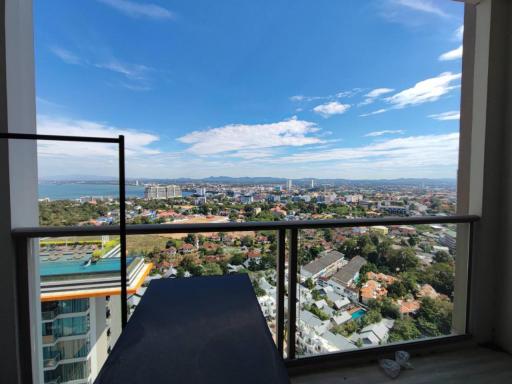 For sale, condo Riviera Wongamat studio 26 sqm, Sea View, Na Kluea Subdistrict, Bang Lamung District, Chonburi Province.