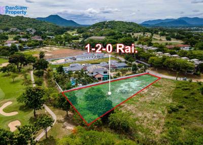 Large Golf View Land in Hua Hin at Palm Hills Golf Resort