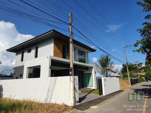 DD#0135 - New 4-Bedroom House, 3 Bathrooms, Premium Grade, Nong Jom, Sansai, Near the 3rd Ring Road