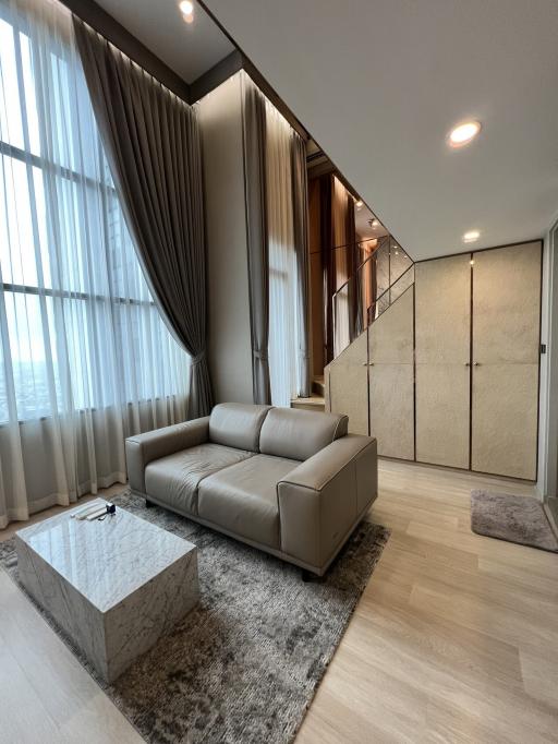 KnightsBridge Prime Sathorn Duplex Loft 1-Bedroom 1-Bathroom Fully-Furnished Condo for Rent