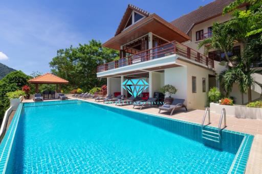 7 Bedrooms Sea View Villa For Sale in Patong, Phuket.