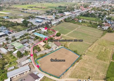 Land For Sale Meataeng Chiangmai  1,492 sqm 3,170,500 Baht