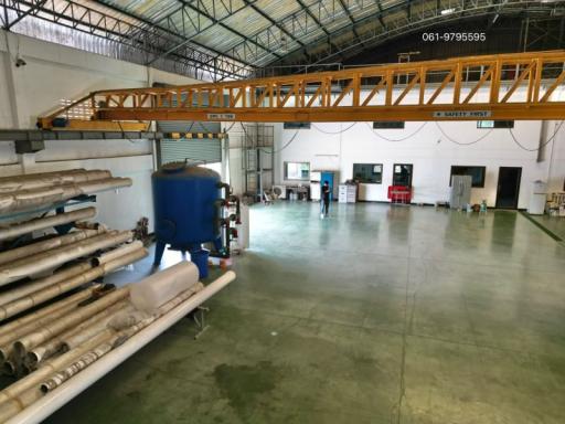 Factory for sale in Bang Lamung, Chonburi, with buildings, Nong Pla Lai, Pattaya.