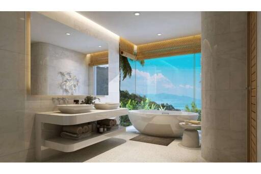 Sea View Graceful Pool Villa in Mae Nam, Samui