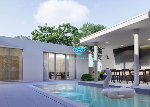 Brand New Project - 3+1 Bedrooms Pool Villa For sale in Rawai, Phuket.